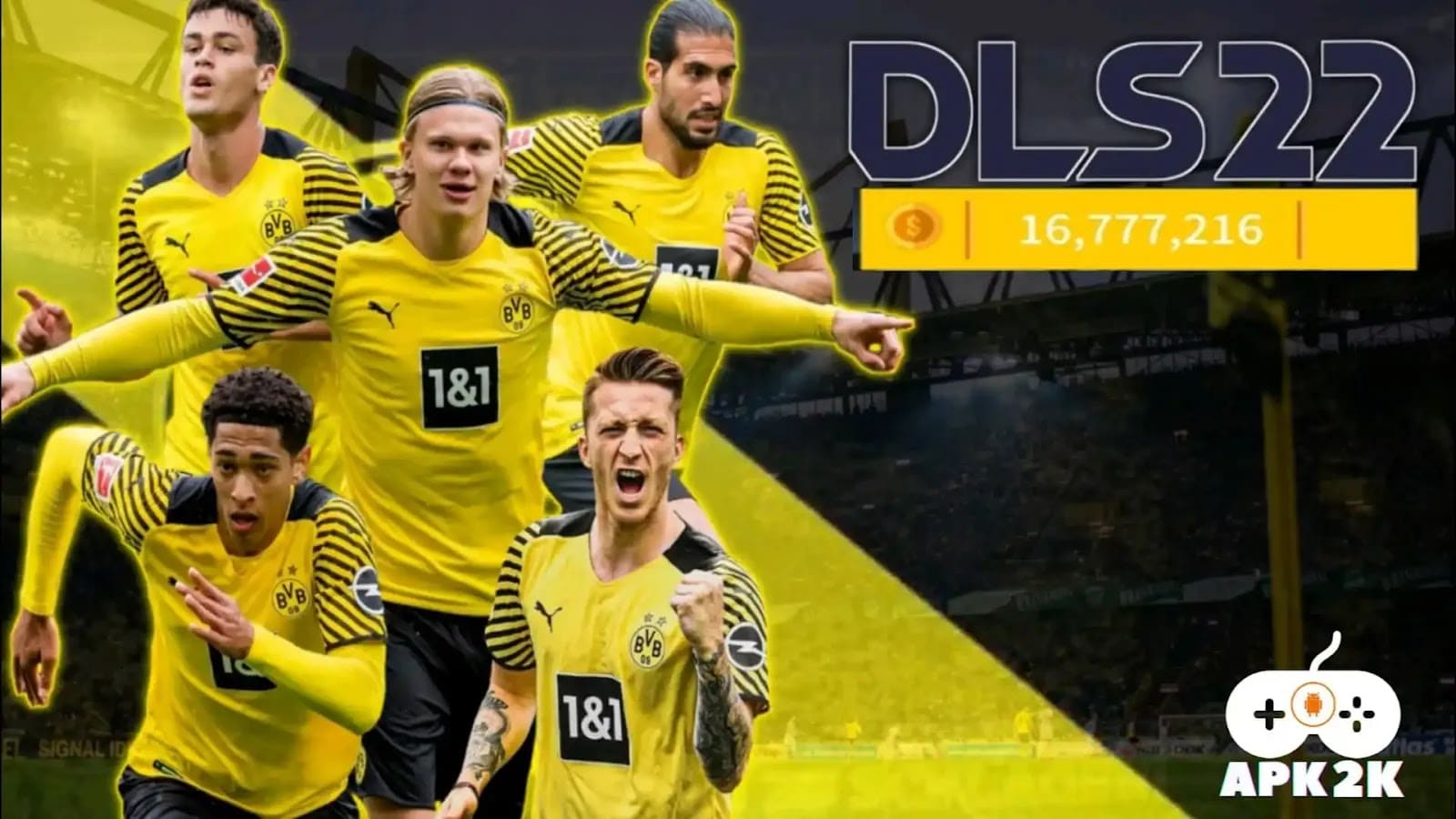 دريم ليغ سوكر 2022 مود فريق بروسيا دورتموند Dortmund بدون انترنت للاندرويد