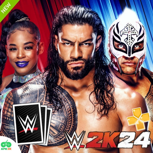 تحميل لعبة WWE 2K24 PPSSPP للأندرويد من ميديا فاير